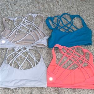 Lululemon free to be wild sports bras